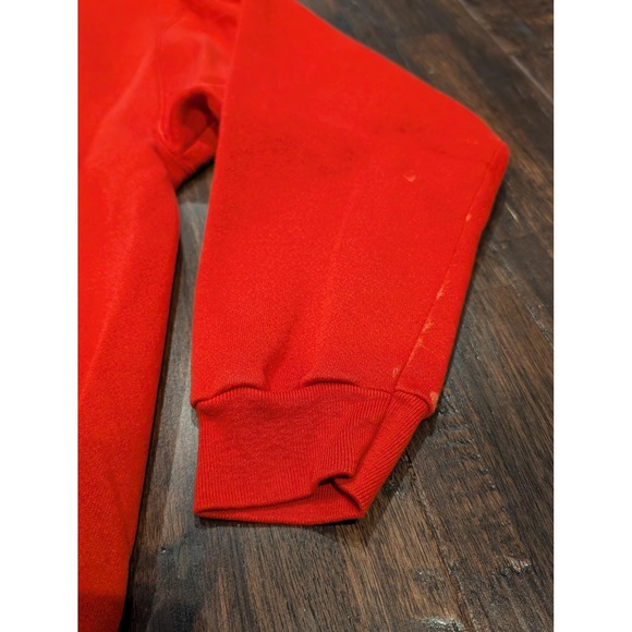 Vintage Chicago Bulls Sweater Mens XL Red NBA Basketball Logo 7 Crewneck 90s - Picture 9 of 11